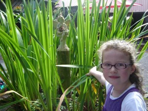 Girl with Fairy in Lilies at Gillighans World